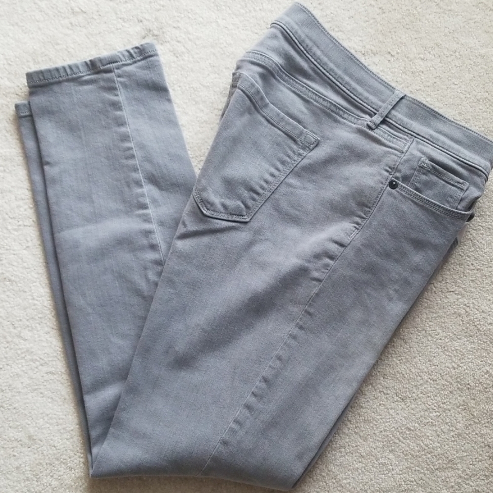 Gray loft jeans